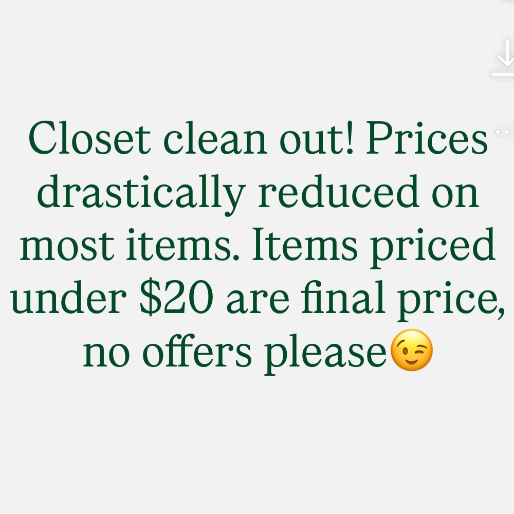 Closet clean out!